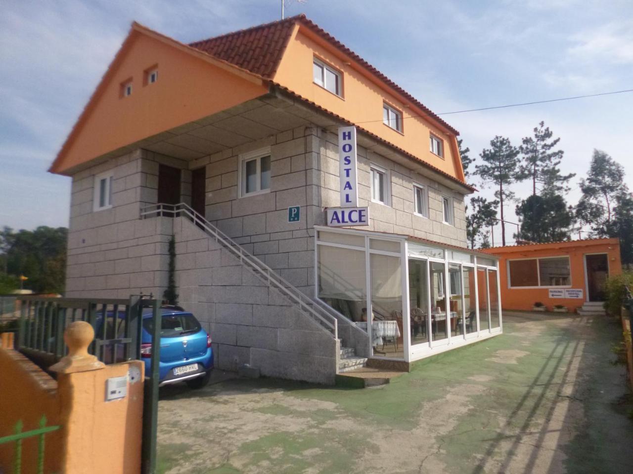 Hostal Alce Hotel Nigrán Exterior foto